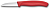 Нож кухонный Victorinox Swiss Classic 6.7301.C1 стальной разделочный для чистки овощей и фруктов лезв.60мм прямая заточка красный