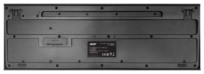 Клавиатура + мышь Acer OKR120 клав:черный мышь:черный USB беспроводная Multimedia (ZL.KBDEE.007)