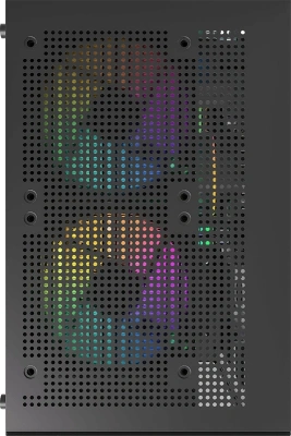 Корпус Formula Crystal Z1CM Plus AR черный без БП mATX 2x120mm 1xUSB3.0 audio bott PSU