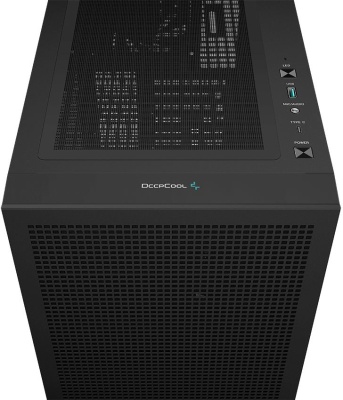 Корпус Deepcool CH560 черный без БП ATX 8x120mm 3x140mm 1xUSB3.0 audio bott PSU