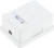Коробка Lanmaster TWT-SA1-WH настенная 62x67x30мм крышка Keystone ПВХ белый