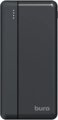 Мобильный аккумулятор Buro BP10A 10000mAh 10W 2A 2xUSB-A/USB-C черный (BP10A10PBK)