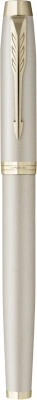 Ручка перьев. Parker IM Monochrome F328 (2172953) Champagne PVD F сталь нержавеющая подар.кор.