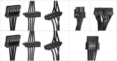 Блок питания KingPrice ATX 600W KPPSU600 (20+4pin) 120mm fan 4xSATA RTL