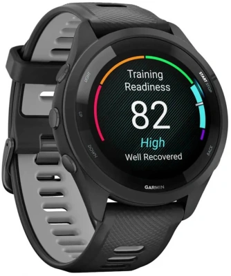 Смарт-часы Garmin Forerunner 265 1.3" AMOLED корп.черный рем.черный (010-02810-10)