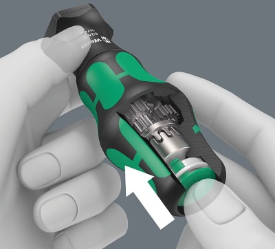 Набор отверток Wera Kraftform Kompakt Turbo Imperial 1 в компл.:19 предметов (WE-057483)
