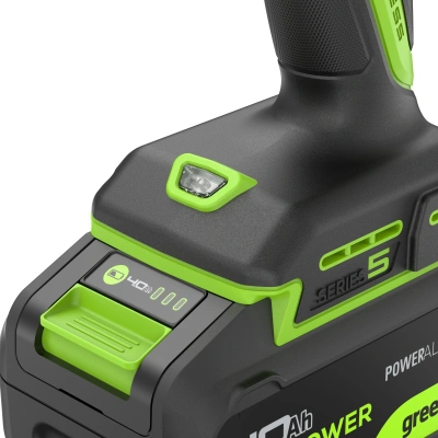 Дрель-шуруповерт Greenworks DD560 аккум. патрон:быстрозажимной (3708407CUB)
