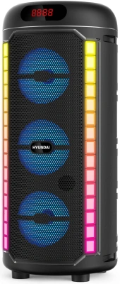 Минисистема Hyundai H-MC1221 черный 15Вт FM USB BT SD/MMC