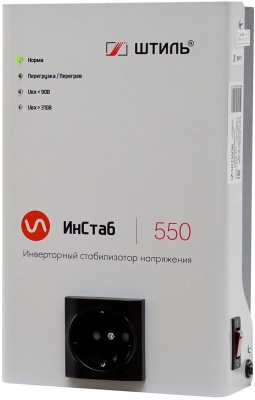 Стабилизатор напряжения Штиль ИнСтаб IS550 475Вт 550ВА белый