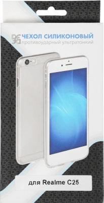 Чехол (клип-кейс) DF для Realme C25/C25s rmCase-07 прозрачный