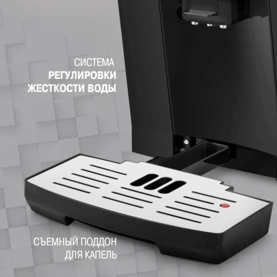 Кофемашина Rondell 1103-RE-01 1450Вт черный