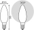 Лампа светодиодная Gauss Filament 103201209 9Вт цок.:E14 свеча 220B св.свеч.бел.нейт. (упак.:10шт)