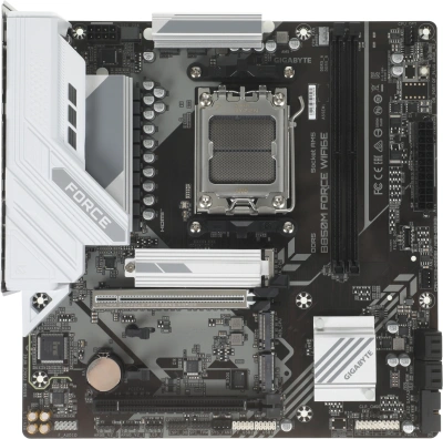 Материнская плата Gigabyte B850M FORCE WIFI6E Socket AM5 AMD B850 2xDDR5 mATX AC`97 8ch(7.1) 2.5Gg RAID+HDMI+DP