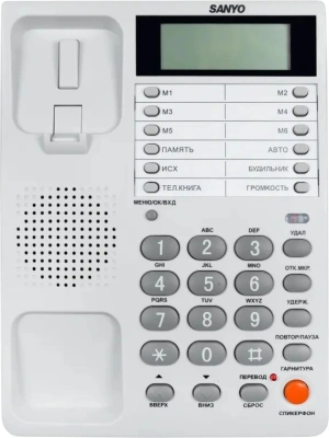 Телефон проводной Sanyo RA-S408W белый