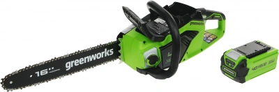 Цепная пила Greenworks GD40CS18 аккум. дл.шины:16" (40cm) 1аккум. 2Ач ЗУ (2005807UA)