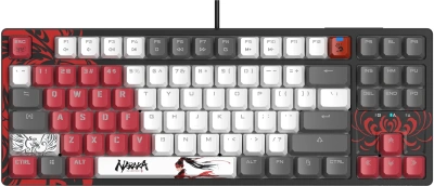 Клавиатура A4Tech S87 Naraka механическая черный/красный USB for gamer LED кабель 1.8м