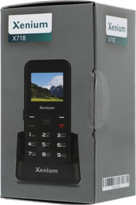 Мобильный телефон Xenium X718 красный моноблок 2Sim 1.77" 128x160 Spreadtrum ThreadX RTOS 0.3Mpix GSM900/1800 MP3 FM microSD max32Gb