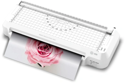 Ламинатор Cactus CS-LAB-F2 белый A4 (70-125мкм) 25см/мин (2вал.) хол.лам. лам.фото