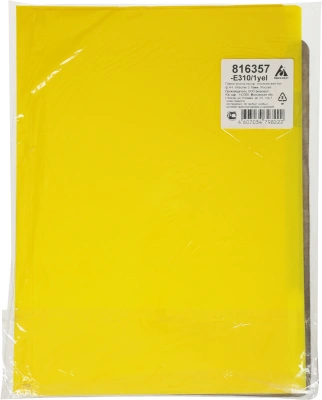 Папка-уголок Бюрократ -E310/1YEL A4 пластик 0.18мм желтый