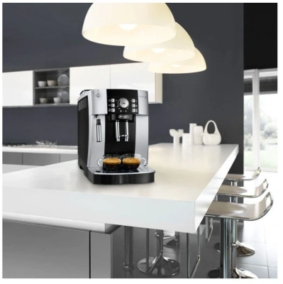 Кофемашина Delonghi Magnifica S ECAM 21.117.SB 1450Вт серебристый/черный