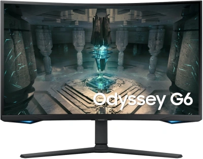 Монитор Samsung 31.5" Odyssey G6 S32BG650EUXEN черный VA LED 16:9 HDMI полуматовая HAS Piv 2500:1 350cd 178гр/178гр 2560x1440 240Hz FreeSync Premium Pro DP 2K USB 7.4кг
