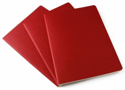 Блокнот Moleskine CAHIER JOURNAL QP322 XLarge 190х250мм обложка картон 120стр. клетка черный (3шт)