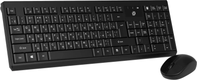 Клавиатура + мышь Оклик S269W клав:черный мышь:черный USB беспроводная slim Multimedia (2070303)