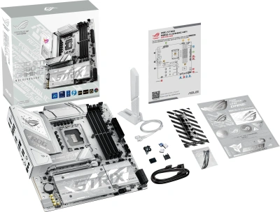 Материнская плата Asus ROG STRIX B860-G GAMING WIFI Soc-1851 Intel B860 4xDDR5 mATX AC`97 8ch(7.1) 2.5Gg RAID+HDMI+DP