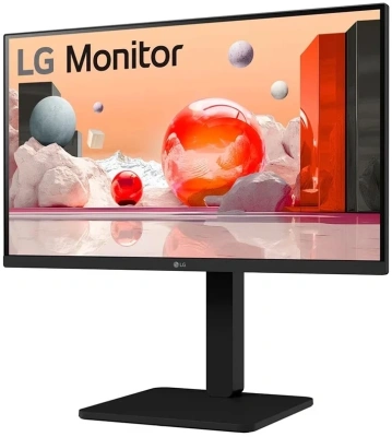 Монитор LG 23.8" 24BA550-B черный IPS LED 5ms 16:9 HDMI M/M матовая HAS Piv 1300:1 250cd 178гр/178гр 1920x1080 100Hz VGA DP FHD USB 4.45кг