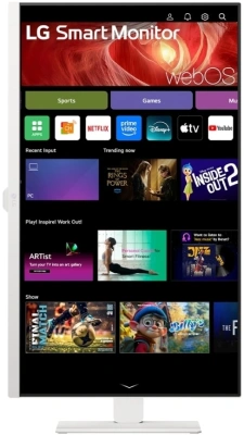 Монитор LG 31.5" 32U850SA-W белый IPS LED 16:9 HDMI M/M Cam матовая HAS 1000:1 400cd 178гр/178гр 3840x2160 60Hz 4K USB 7.7кг