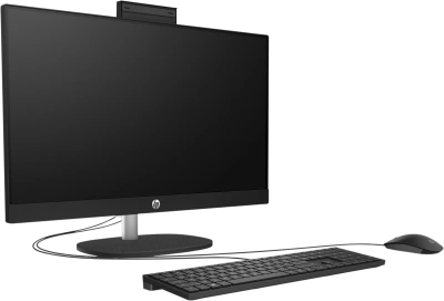 Моноблок HP 24-cr2055ci 23.8" Full HD U5 225U (1.7) 8Gb SSD512Gb Iris Xe без ОС GbitEth WiFi BT 90W клавиатура мышь Cam черный 1920x1080