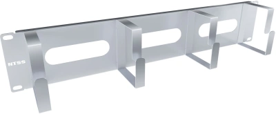 Кабельный органайзер горизонтальный NTSS NTSS-HORG-2U-4(70) односторонний кольца 2U шир.:19" глуб.:70мм