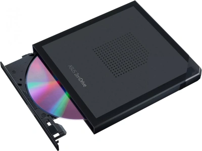 Привод DVD-RW Asus SDRW-08V1M-U/BLK/G/AS черный USB Type-C ultra slim M-Disk внешний RTL