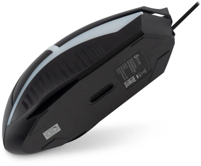 Мышь Оклик 398G черный оптическая 2400dpi USB для ноутбука 4but (1431665)