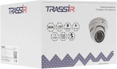 Камера видеонаблюдения IP Trassir TR-D2S5 2.8-2.8мм цв. корп.:белый (TR-D2S5 (2.8 MM))