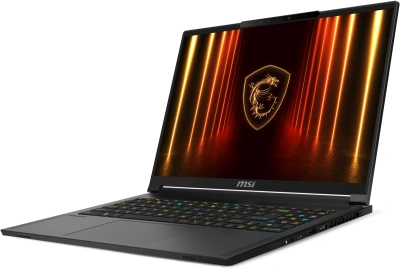 Ноутбук MSI Stealth A16 AI+ A3XWHG-232XRU Ryzen AI 9 HX 370 32Gb SSD2Tb NVIDIA GeForce RTX5070Ti 12Gb 16" OLED QHD+ (2560x1600) FreeDOS black WiFi BT Cam (9S7-15FL35-232)