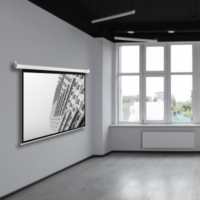 Экран Cactus 138" 210x280см MotoExpert CS-PSME-280x210-WT 4:3 настенно-потолочный рулонный белый (моторизованный привод)