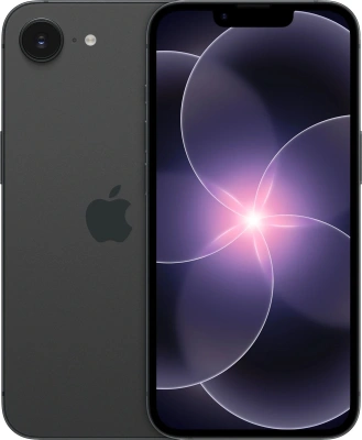 Смартфон Apple A3634 iPhone 17e 256Gb 8Gb черный моноблок 3G 4G 1Sim 6.1" 1170x2532 iOS 26 48Mpix 802.11 a/b/g/n/ac/ax NFC GPS Protect
