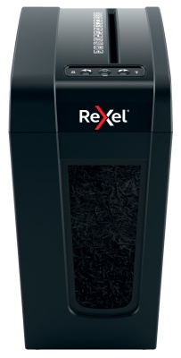 Шредер Rexel Secure X8-SL EU черный (секр.P-4) фрагменты 8лист. 14лтр. скрепки скобы