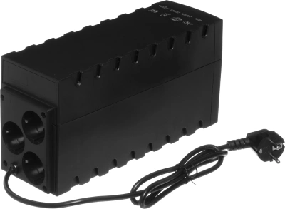 Источник бесперебойного питания Powercom Raptor RPT-600A EURO 360Вт 600ВА черный