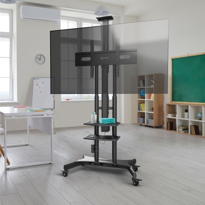 Подставка для телевизора Onkron TS1881 Elift черный 50"-86" макс.90кг напольный наклон (моторизованный лифт)