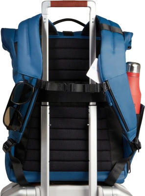 Рюкзак Piquadro Corner 2.0 CA6291C2OW/AV роллтоп серо-голубой полиуретан/полиэстер