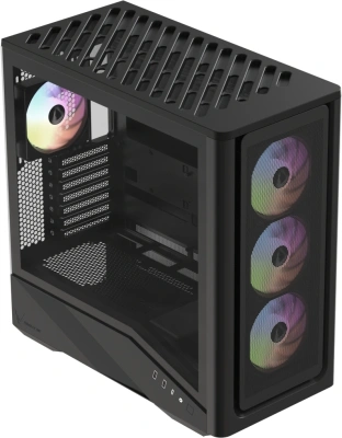 Корпус Formula Air Power G9 Duo PA черный без БП ATX 12x120mm 3x140mm 2xUSB3.0 audio bott PSU