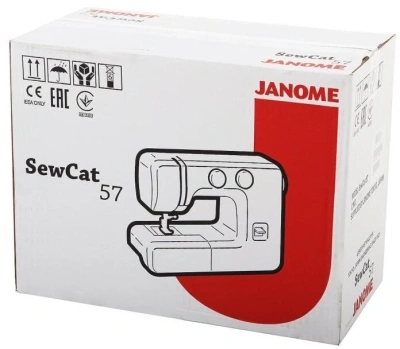 Швейная машина Janome Sew Cat 57 белый/рисунок