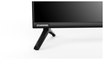 Телевизор LED Starwind 43" SW-LED43UG405 Яндекс.ТВ Frameless черный 4K Ultra HD 60Hz DVB-T DVB-T2 DVB-C DVB-S DVB-S2 USB WiFi Smart TV