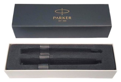Набор ручек Parker IM Core FK221 (2093216) Black GT M сталь нержавеющая подар.кор. ручка перьевая, ручка шариковая