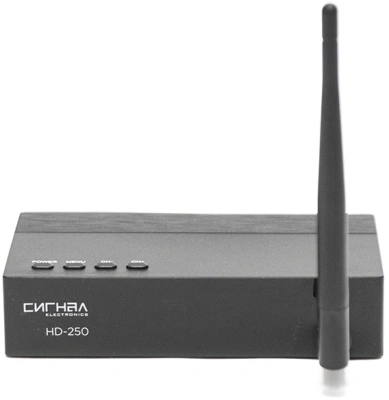 Ресивер DVB-T2 Сигнал Эфир HD-250 черный