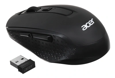 Мышь Acer OMR070 черный оптическая 1600dpi беспров. BT/Radio USB для ноутбука 6but (ZL.MCEEE.00D)