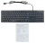 Клавиатура Оклик 520M2U черный/черный USB slim Multimedia (1061587) кабель 1.6м