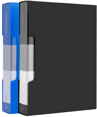 Папка с 80 прозр.вклад. Deli EF902 A4 ассорти в коробе